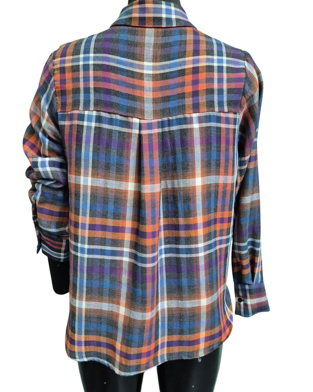 Multicolor Plaid Oversized Shirt