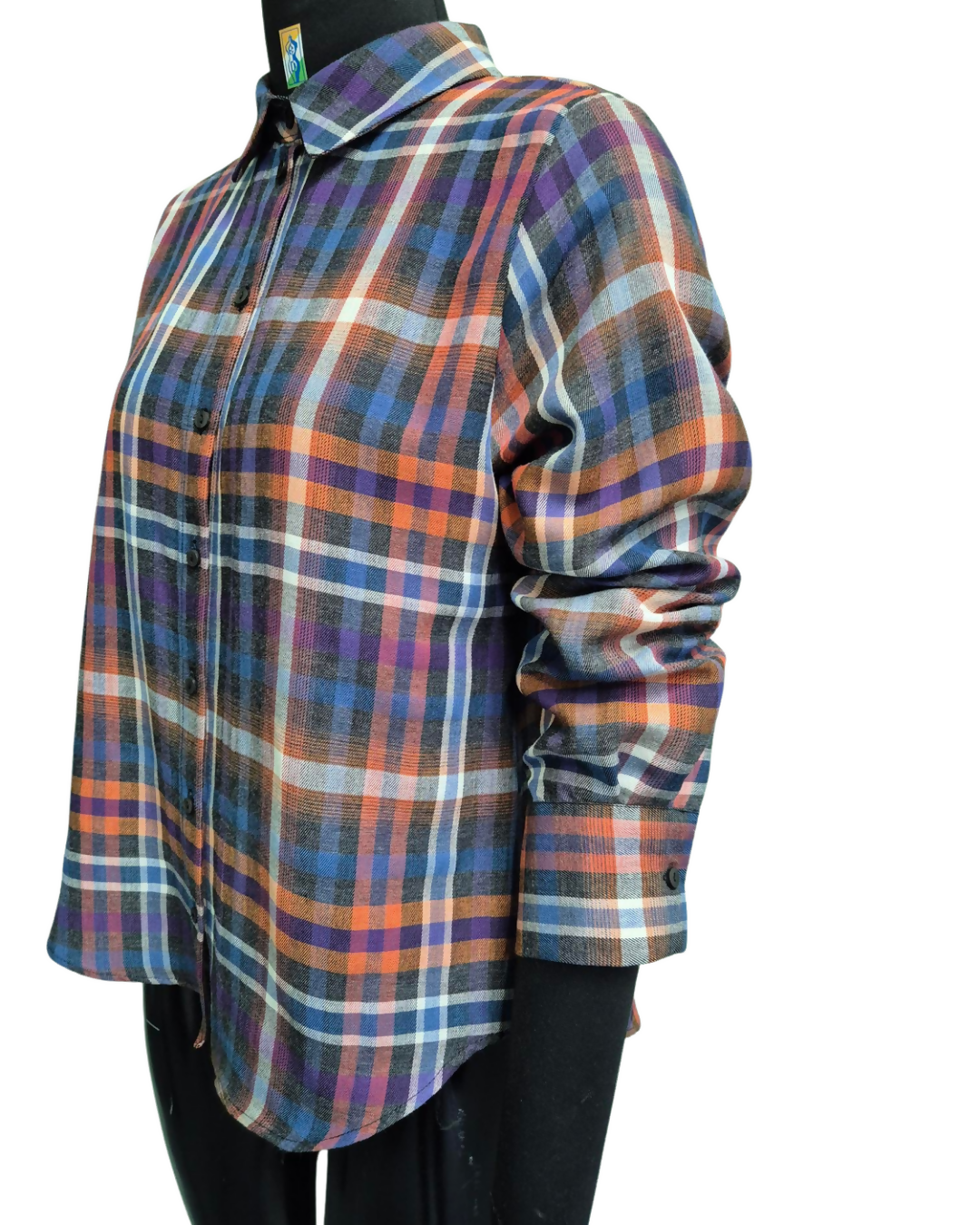 Multicolor Plaid Oversized Shirt