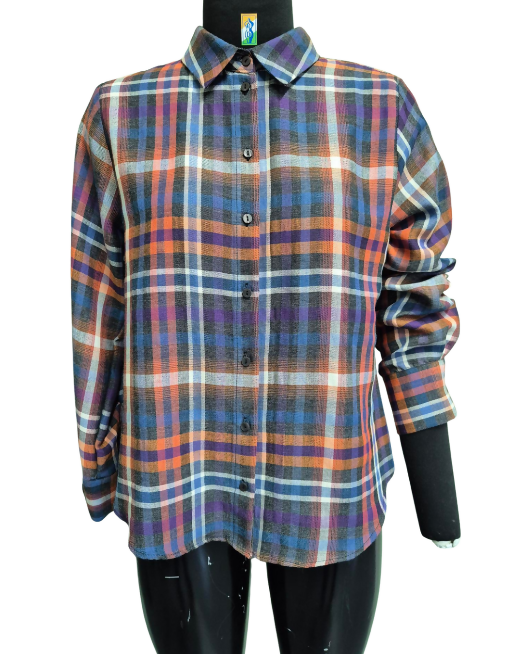 Multicolor Plaid Oversized Shirt