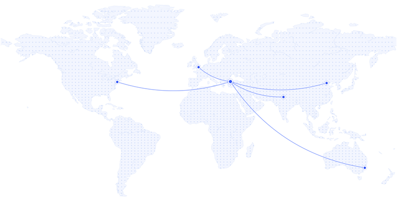 Global marketplace map